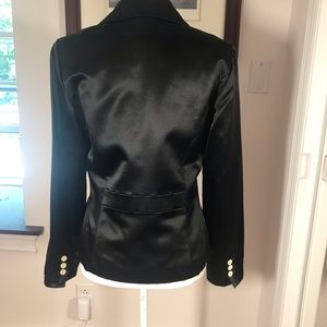 Satin detailed jacket